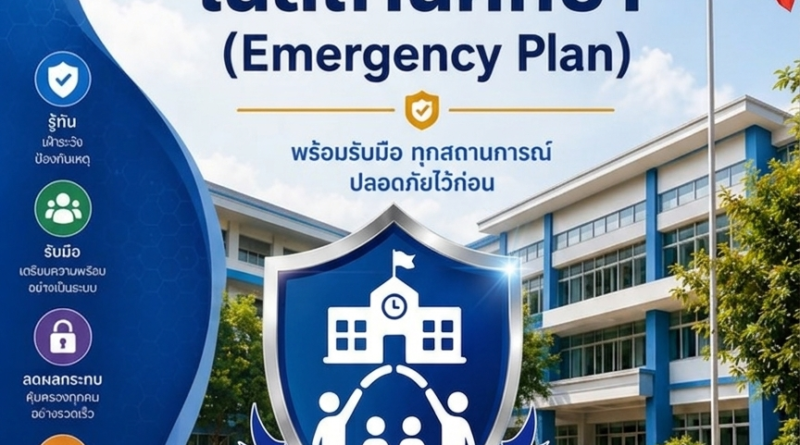 แผนเผชิญเหตุเสริมสร้างความปลอดภัยในสถานศึกษา ปีการศึกษา 2569